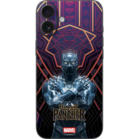 Marvel Black Panther Wakanda Salute iPhone 16 Plus Skin