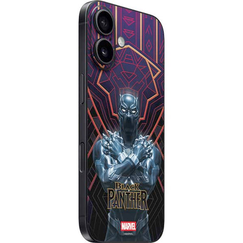 Marvel Black Panther Wakanda Salute iPhone 16 Plus Skin
