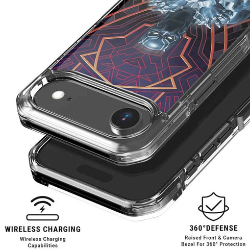 Marvel Black Panther Wakanda Salute iPhone 17 Air Clear Case