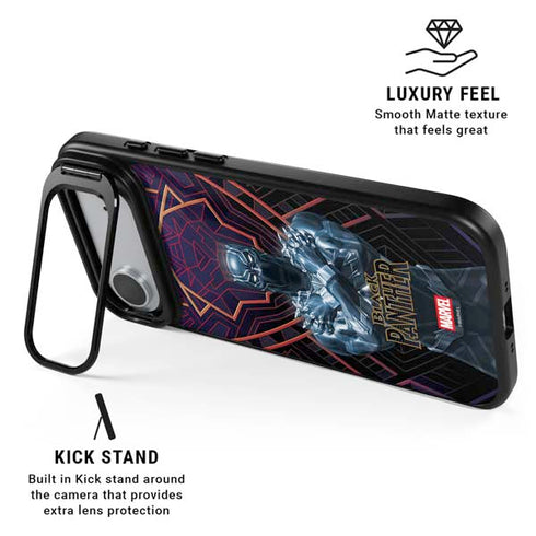 Marvel Black Panther Wakanda Salute iPhone 17 Air Kickstand Case