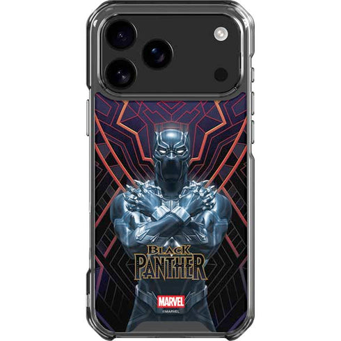 Marvel Black Panther Wakanda Salute iPhone 17 Pro Max Clear Case