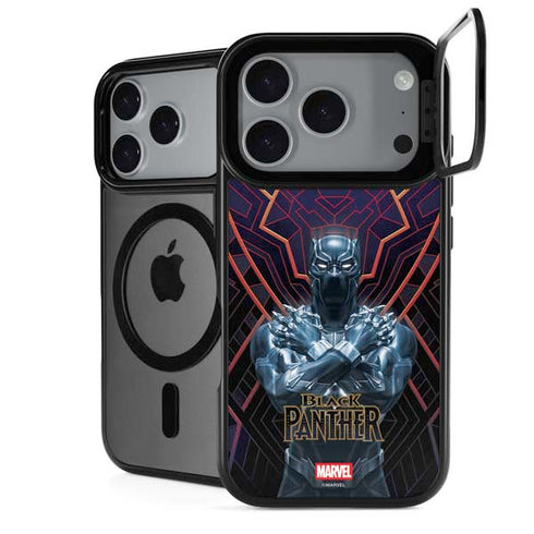 Marvel Black Panther Wakanda Salute iPhone 17 Pro Max Kickstand Case