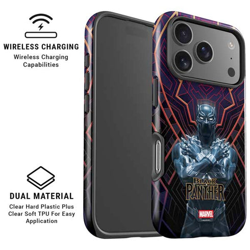 Marvel Black Panther Wakanda Salute iPhone 17 Pro Max Magsafe Impact Case