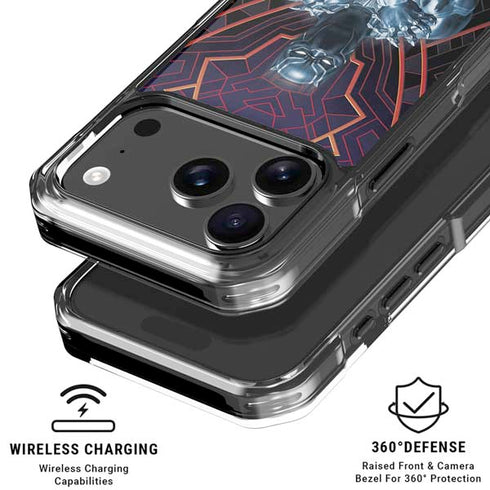 Marvel Black Panther Wakanda Salute iPhone 18 Pro Clear Case