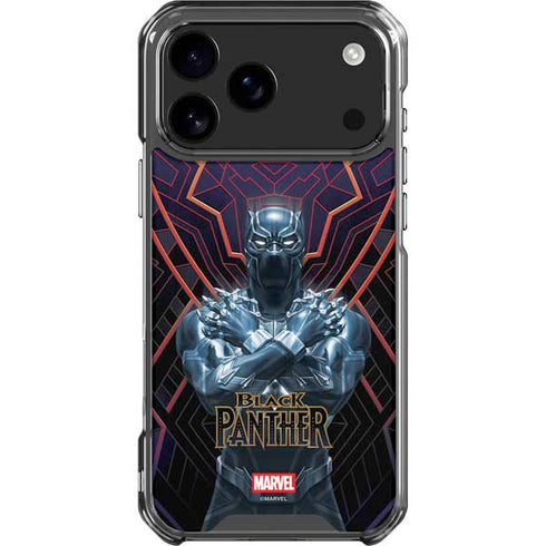 Marvel Black Panther Wakanda Salute iPhone 18 Pro Max Clear Case