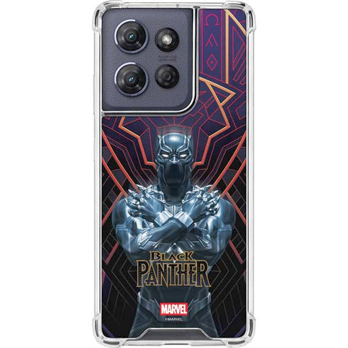 Marvel Black Panther Wakanda Salute Moto G Play 5G (2025) Clear Case