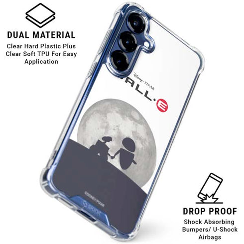 Disney Wall-E And Eve Galaxy S25 Plus Clear Case