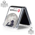 Disney Wall-E And Eve Galaxy Z Flip7 Clear Case