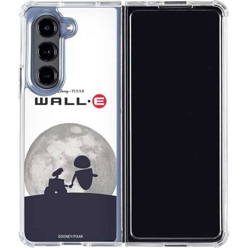 Disney Wall-E And Eve Galaxy Z Fold5 5G Clear Case