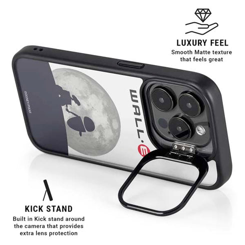 Disney Wall-E And Eve iPhone 15 Pro Kickstand Case