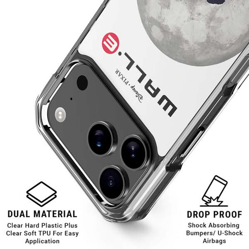 Disney Wall-E And Eve iPhone 17 Pro Clear Case