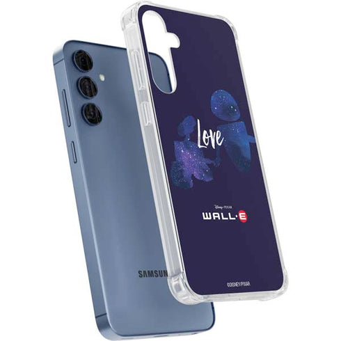 Disney Wall-E Love Galaxy A35 5G Clear Case