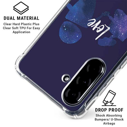 Disney Wall-E Love Galaxy A36 5G Clear Case