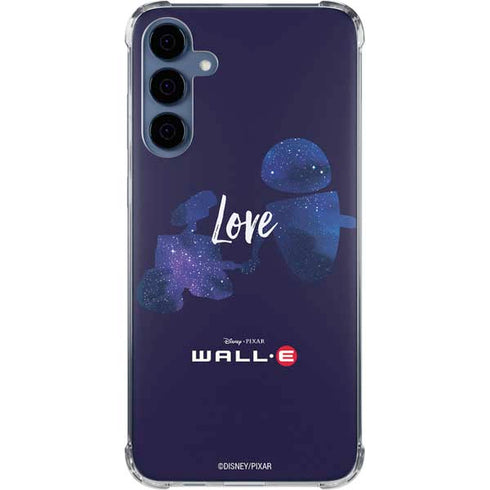 Disney Wall-E Love Galaxy A55 5G Clear Case