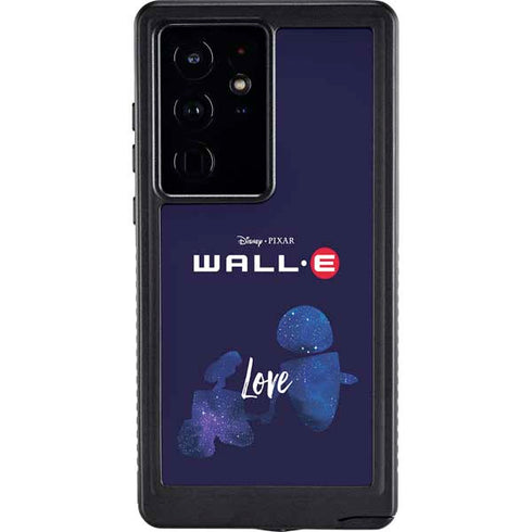 Disney Wall-E Love Galaxy S24 Ultra Waterproof Case