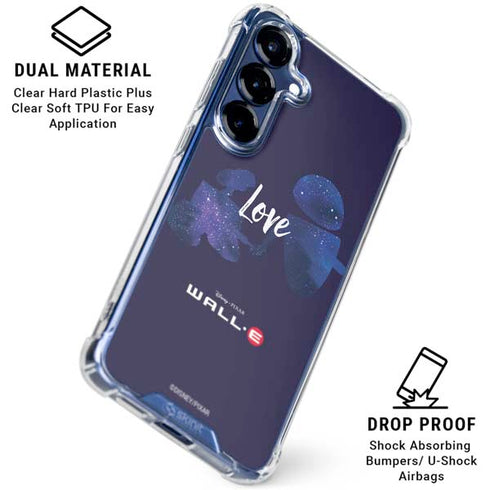 Disney Wall-E Love Galaxy S25 FE Clear Case