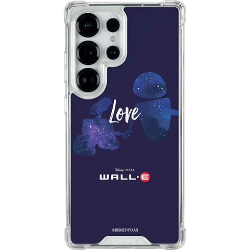 Disney Wall-E Love Galaxy S25 Ultra Clear Case