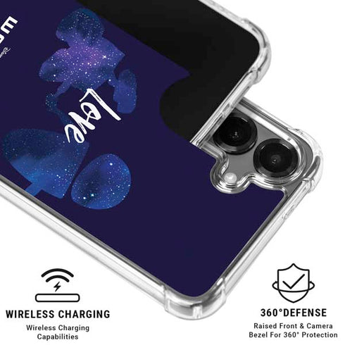 Disney Wall-E Love Galaxy S26 Plus Clear Case