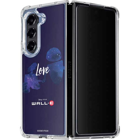 Disney Wall-E Love Galaxy Z Fold5 5G Clear Case