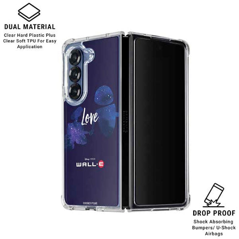 Disney Wall-E Love Galaxy Z Fold7 Clear Case