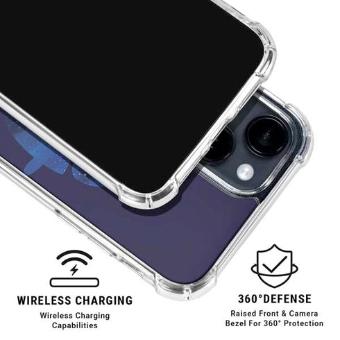 Disney Wall-E Love iPhone 15 Clear Case