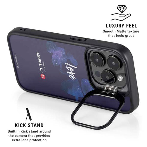 Disney Wall-E Love iPhone 15 Pro Max Kickstand Case