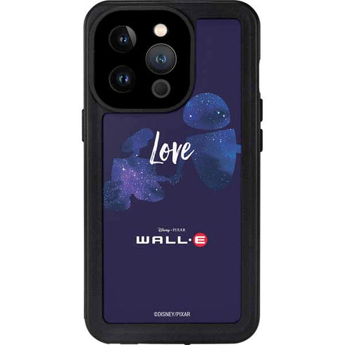 Disney Wall-E Love iPhone 15 Pro Waterproof Case
