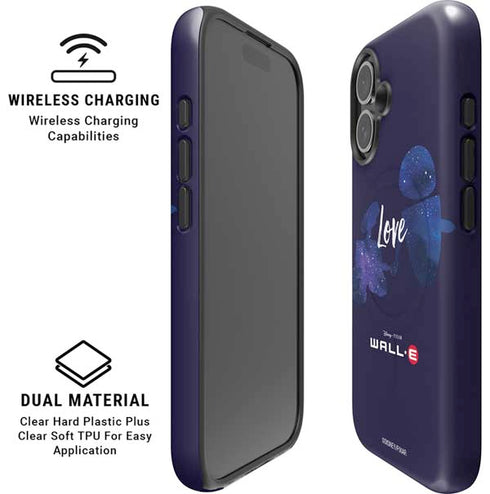 Disney Wall-E Love iPhone 16 Magsafe Impact Case