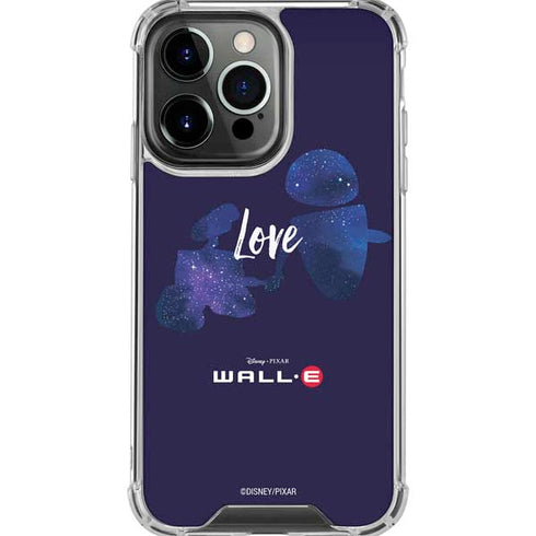 Disney Wall-E Love iPhone 16 Pro Max Clear Case