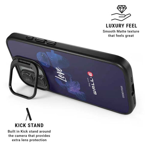 Disney Wall-E Love iPhone 17 Kickstand Case