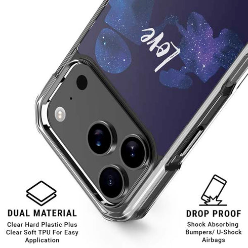 Disney Wall-E Love iPhone 17 Pro Clear Case