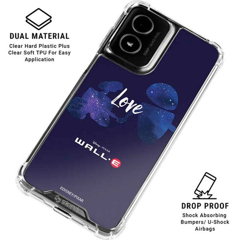 Disney Wall-E Love Moto G Power 5G (2024) Clear Case