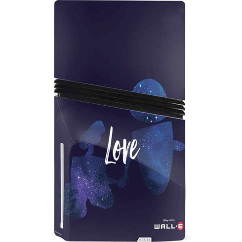 Disney Wall-E Love PS5 Pro Disk Bundle Skin