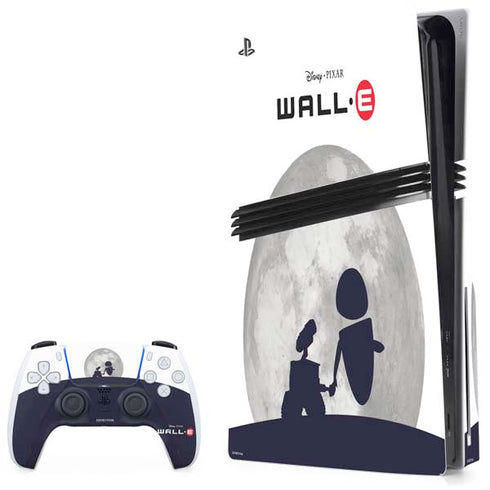 Disney Wall-E And Eve PS5 Pro Disk Bundle Skin