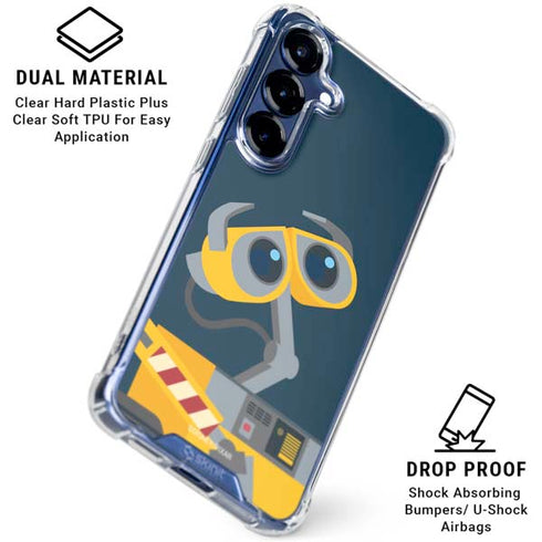 Disney Wall-E Character Art Galaxy S25 Plus Clear Case