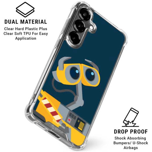 Disney Wall-E Character Art Galaxy S26 Plus Clear Case