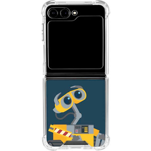 Disney Wall-E Character Art Galaxy Z Flip6 Clear Case