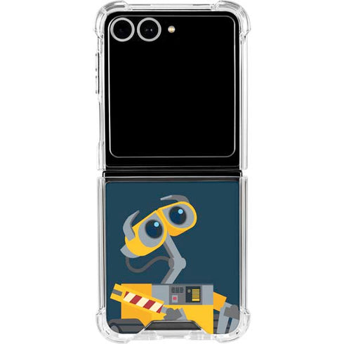 Disney Wall-E Character Art Galaxy Z Flip7 Clear Case