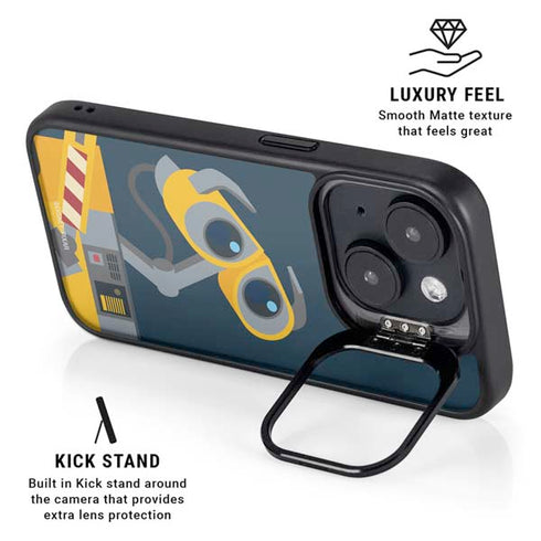 Disney Wall-E Character Art iPhone 14 Plus Kickstand Case