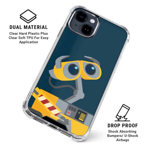 Disney Wall-E Character Art iPhone 15 Clear Case