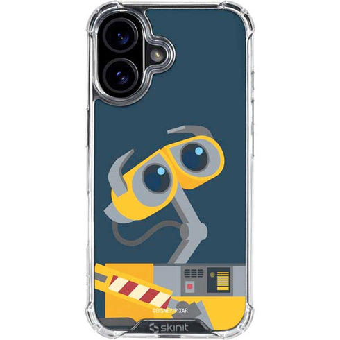 Disney Wall-E Character Art iPhone 16 Plus Clear Case