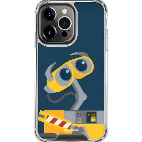 Disney Wall-E Character Art iPhone 16 Pro Max Clear Case