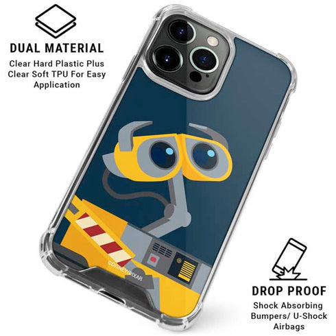 Disney Wall-E Character Art iPhone 16 Pro Max Clear Case