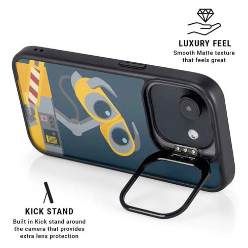 Disney Wall-E Character Art iPhone 16e Kickstand Case