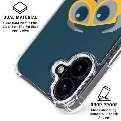 Disney Wall-E Character Art iPhone 17 Clear Case