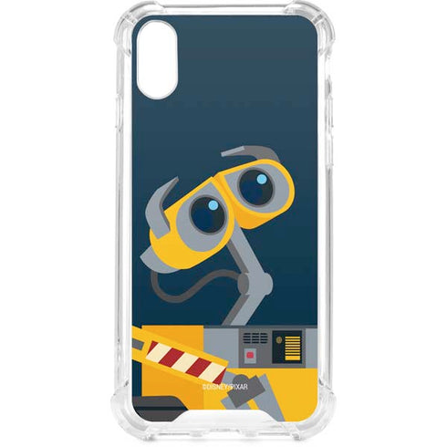 Disney Wall-E Character Art iPhone XS Clear Case