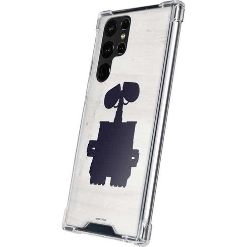 Disney Wall-E Silhouette Galaxy S23 Ultra Clear Case
