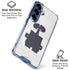 Disney Wall-E Silhouette Galaxy S25 Plus Clear Case