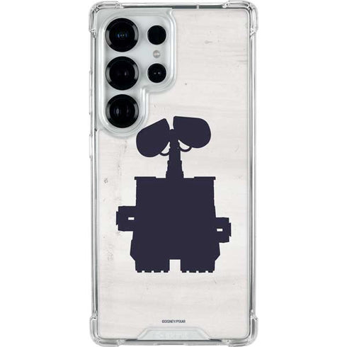 Disney Wall-E Silhouette Galaxy S25 Ultra Clear Case