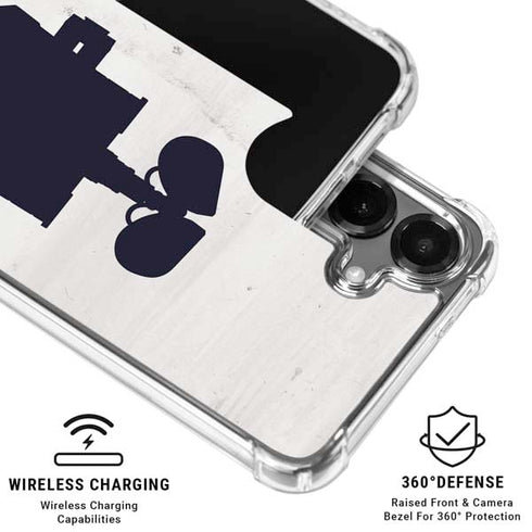 Disney Wall-E Silhouette Galaxy S26 Plus Clear Case